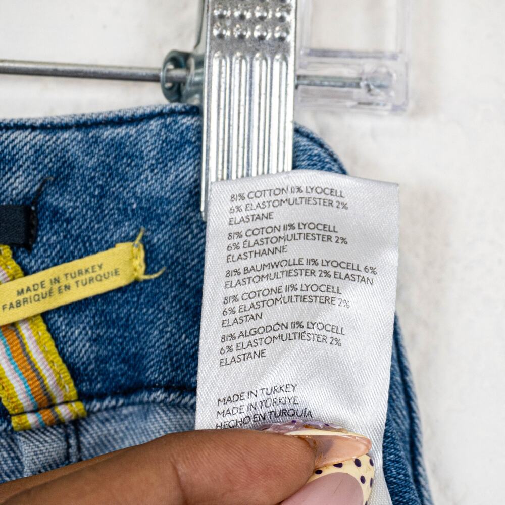 Maeve for Anthropologie The Colette High-Rise Wide Leg Cropped Jeans 27 - Picture 8 of 10